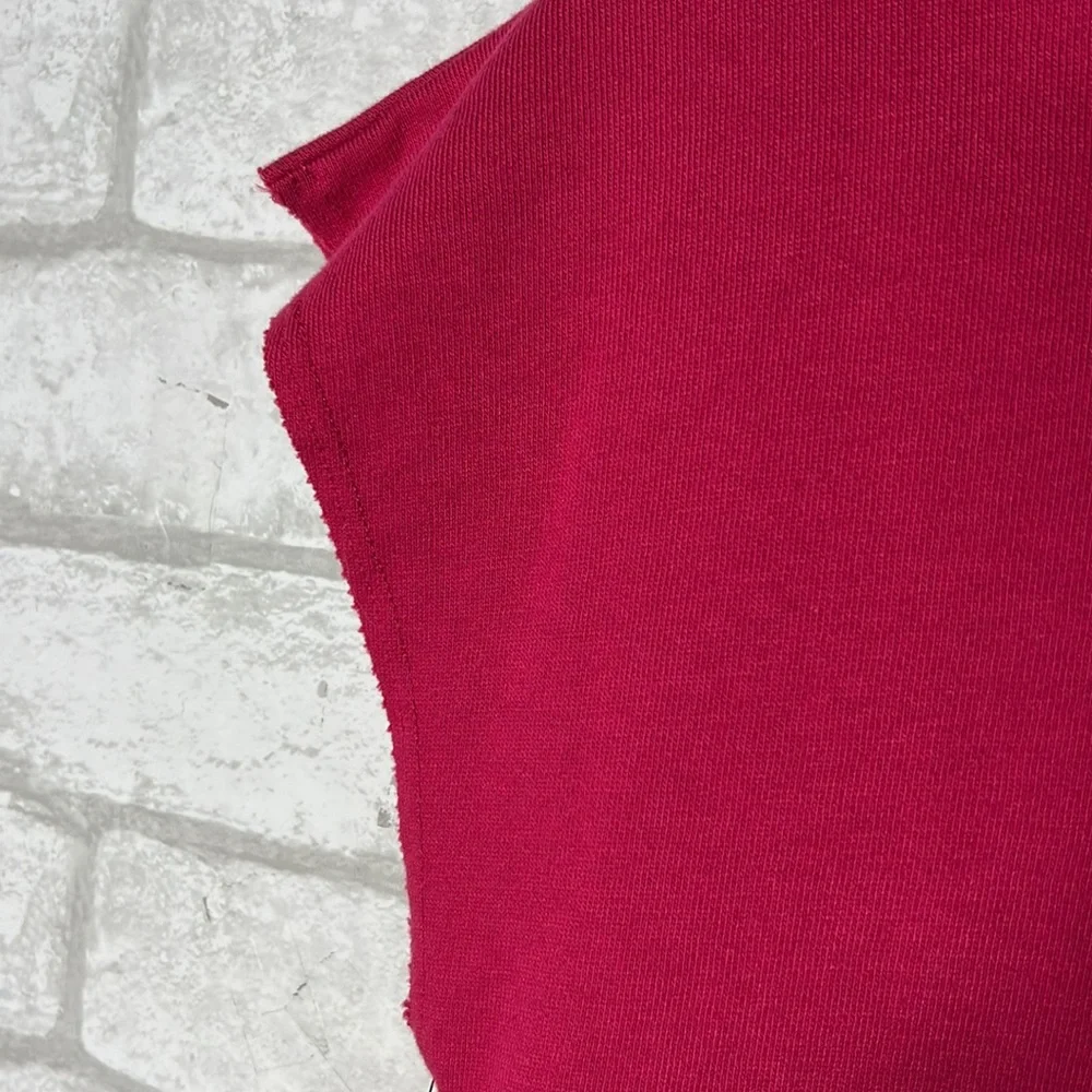 Free Assembly peplum top short sleeve sweatshirt